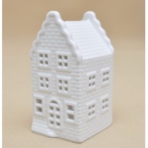 Keramický domeček bílý větší