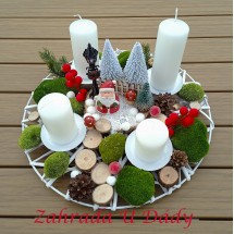 Věnec adventní Santa