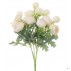 Kytice Ranunculus bílá