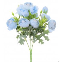Kytice Ranunculus bledě-modrá